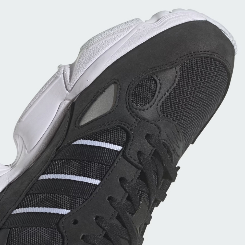 NIB Adidas Falcon Women's 7.5 Core Black White Chunky Retro Sneakers IG8301 - Picture 11 of 16
